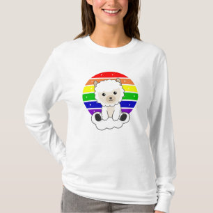 Alpaca Rainbow Sweet Animals Colourful Sweet T-Shirt