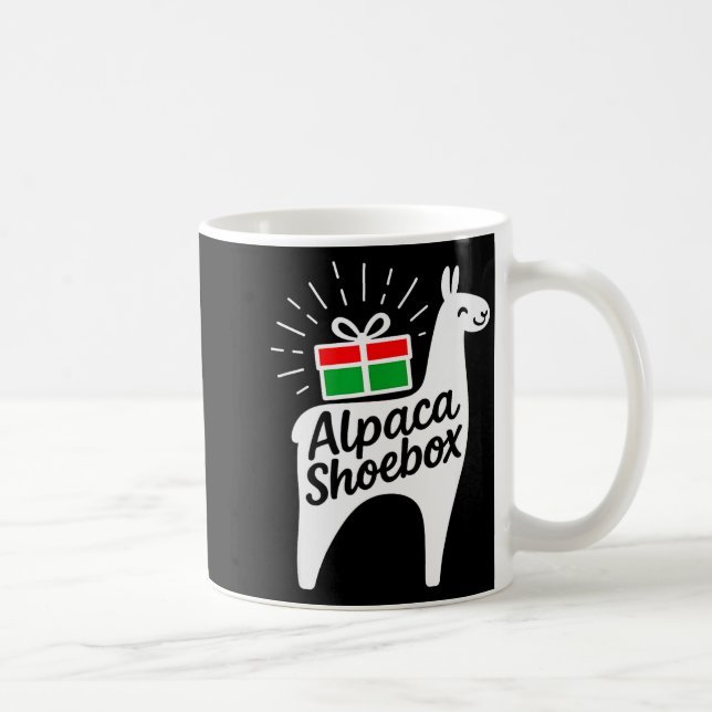 Alpaca Scute Ss Cute Ssbox Christmas Child Giving  Coffee Mug (Right)