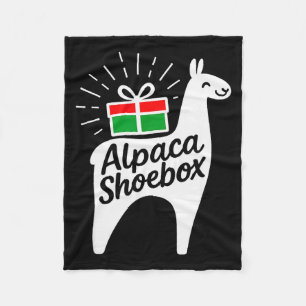 Alpaca Scute Ss Cute Ssbox Christmas Child Giving Fleece Blanket