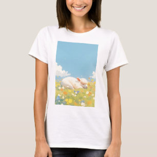 Alpaca Sleeping Meadow T-Shirt