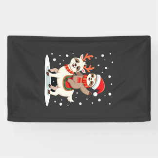 Alpaca Sloth Christmas (4) Banner