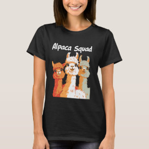 Alpaca Squad TShirt for Alpaca Lover Shirt Cool Al