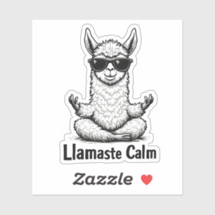 Alpaca Stay Calm Llamaste LLama Yoga Funny 
