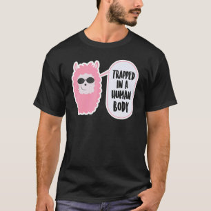 Alpaca   Sunglasses Alpaca in a Human Body T-Shirt