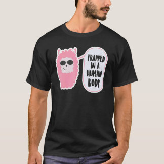 Alpaca   Sunglasses Alpaca in a Human Body T-Shirt