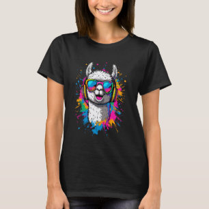 Alpaca Sunglasses Farm Llama Life Is Better With A T-Shirt