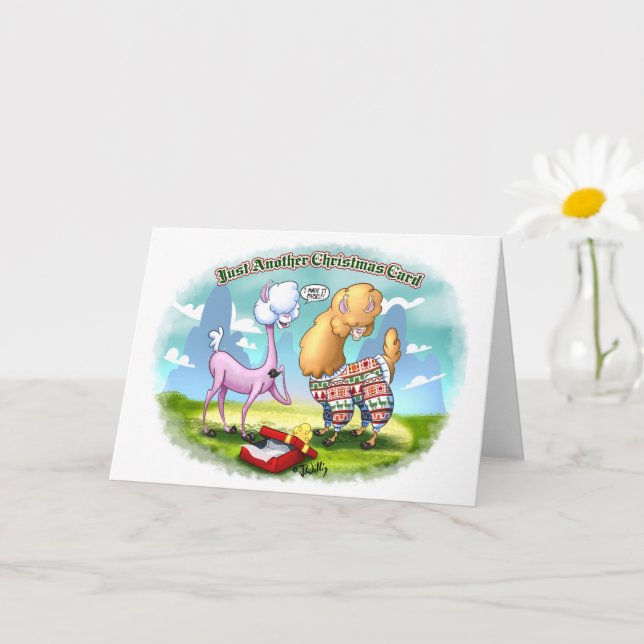 ALPACA SWEATER (matte) by Jeff Willis Art Card (Small Plant)