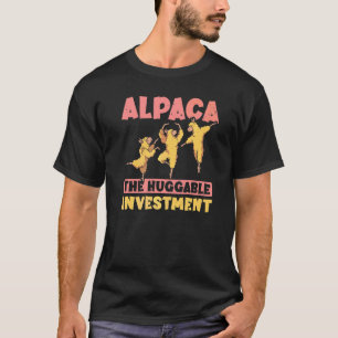 Alpaca The Huggable Investment Alpaca Whisperer Fa T-Shirt