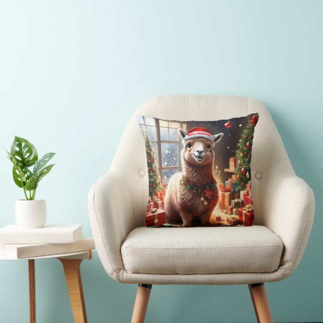 "Alpaca the Presents: A Christmas Tale" Cushion (Chair)