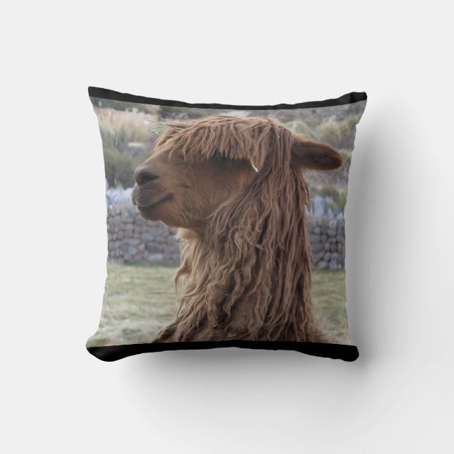 ALPACA THROW PILLOW (Front)