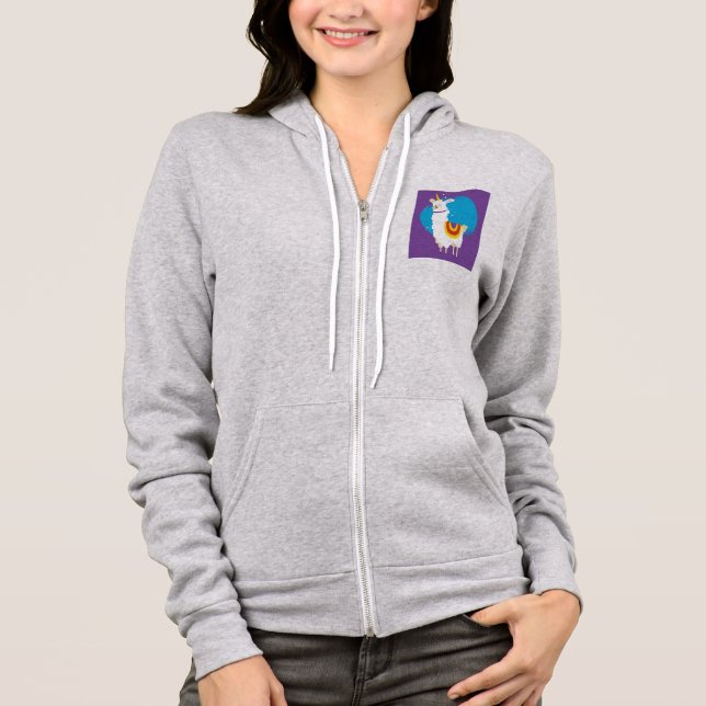 Alpaca Unicorn Hoodie (Front)