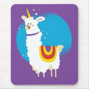 Alpaca Unicorn Mouse Mat