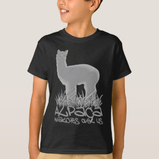 Alpaca watches over us T-Shirt