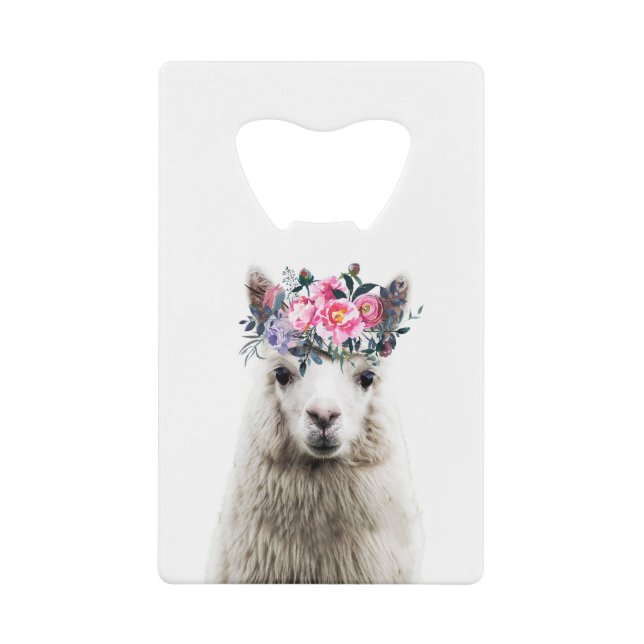 Alpaca with Flowers (Front)