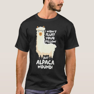 Alpaca Wound Care Nurse Trauma Er Ems Cute Llama T-Shirt