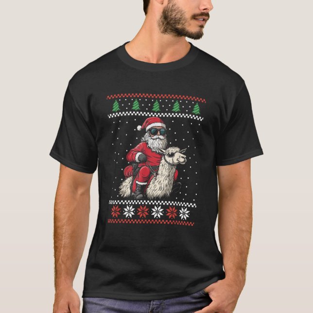 Alpaca Xmas  T-Shirt (Front)
