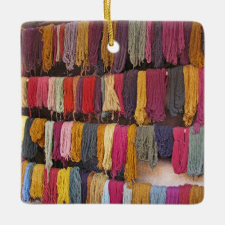 Alpaca Yarn Ceramic Tree Decoration