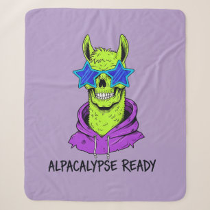 Alpacalypse Ready Sherpa Blanket