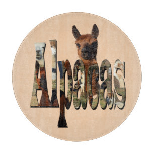 Alpacas Is The Word, Cutting Board