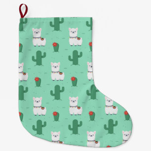 Alpacas/Llamas Large Christmas Stocking