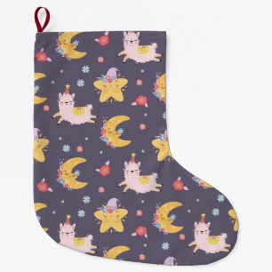 Alpacas/Llamas Large Christmas Stocking