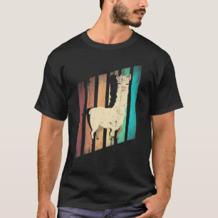 Alpacas LLamas Mammals Alpaca Silhouette T-Shirt