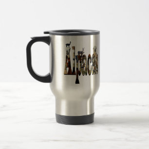 Alpacas Logo With Alpacas, Travel Mug