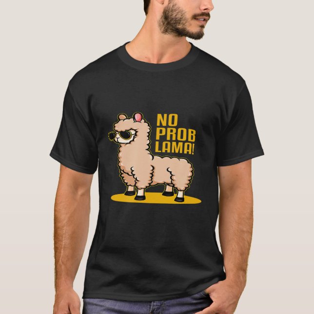 Alpaka No Problama Riding Llama Drama For Kids And T-Shirt (Front)