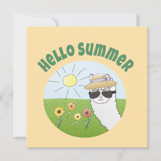 Alpaka party Hello Summer Alpaca partytime