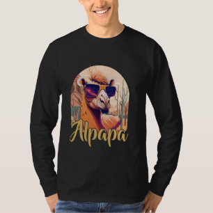 Alpapa Alpaca Dad Papa Men T-Shirt