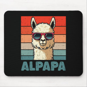 Alpapa Father's Day Best Dad Alpaca Funny Alpaca A Mouse Mat