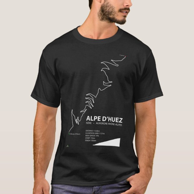 Alpe d&x27;Huez, Auvergne-Rhône-Alpes, France Cycl T-Shirt (Front)