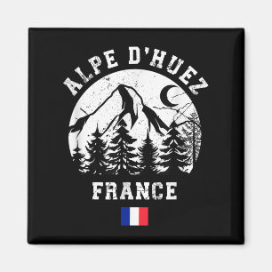 Alpe Dhuez France Alps Ski Resort Alpine Skiing Fr Magnet