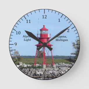 Alpena Light clock