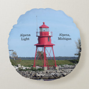 Alpena Light round pillow