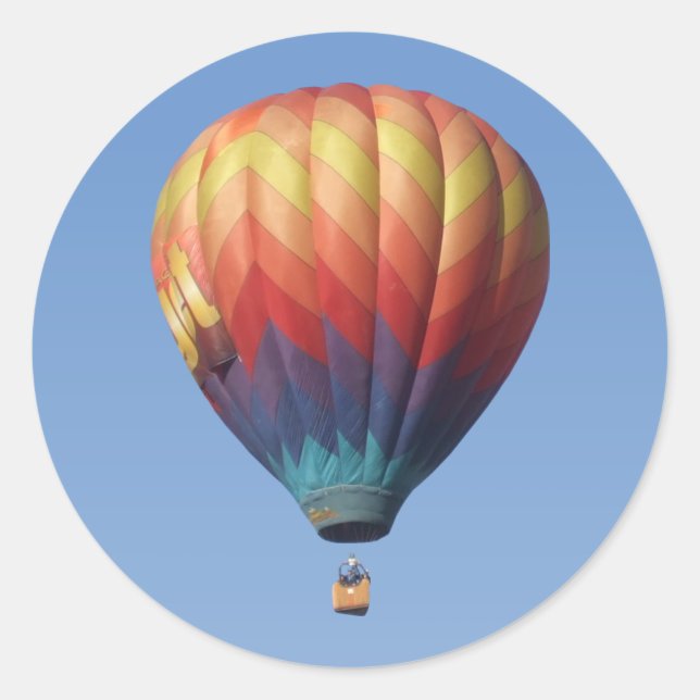Alpenglow Hot Air Balloon Stickers (Front)