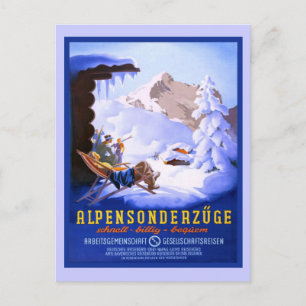 Alpensonderzuge, Germany Postcard