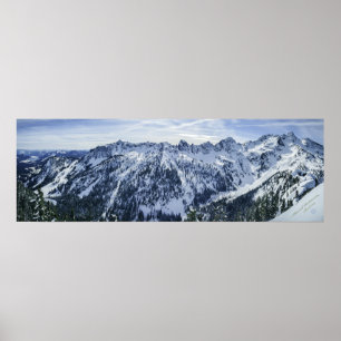 Alpental Backcountry Panorama Poster