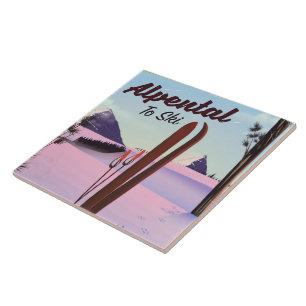 Alpental King County, Washington ski poser Tile