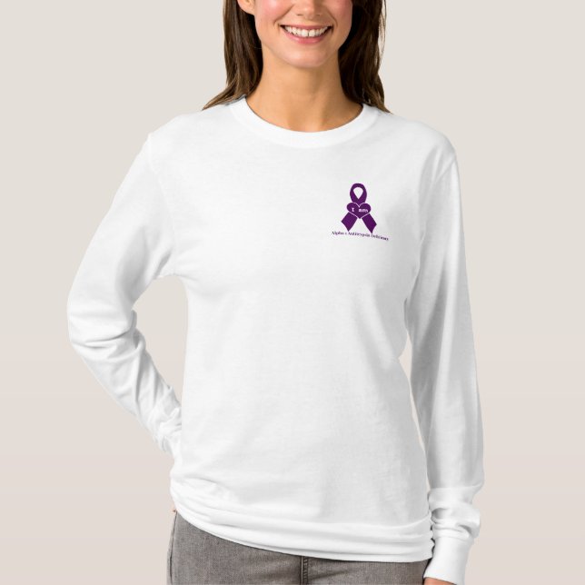 alpha 1 antitrypsin deficiency long sleeve T-Shirt (Front)