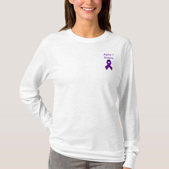 Alpha-1 Sisters butterflys T-Shirt (Front)