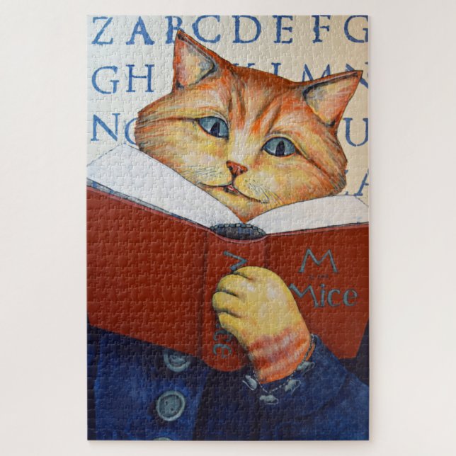 Alpha Betty Cat puzzle (Vertical)