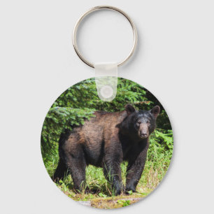 Alpha Black Bear Key Ring