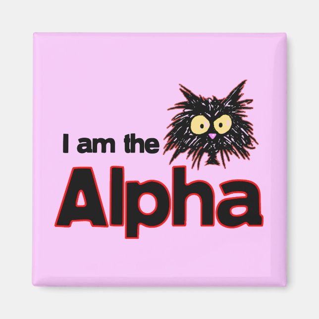 Alpha Cat Magnet (Front)