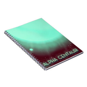Alpha Centauri Space Art poster Notebook