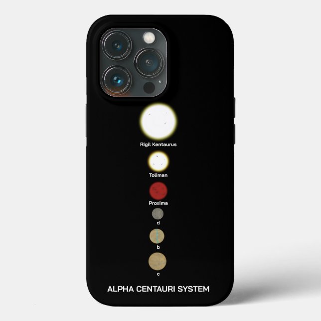 Alpha Centauri System Case-Mate iPhone Case (Back)