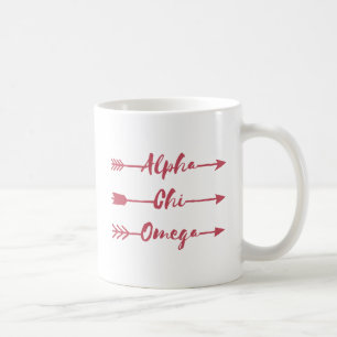 Alpha Chi Omega Arrows Coffee Mug