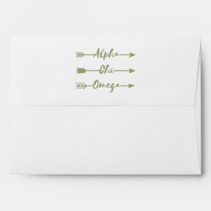 Alpha Chi Omega   Arrows Envelope
