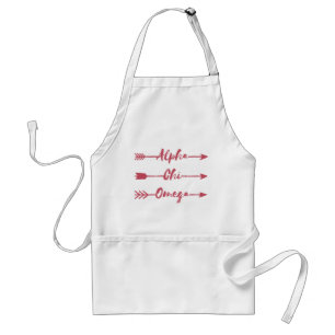 Alpha Chi Omega Arrows Standard Apron