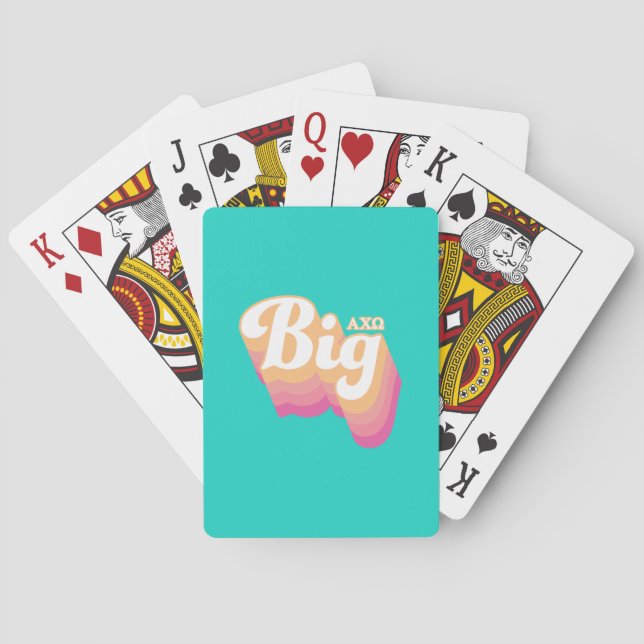 Alpha Chi Omega | Big Playing Cards (Back)
